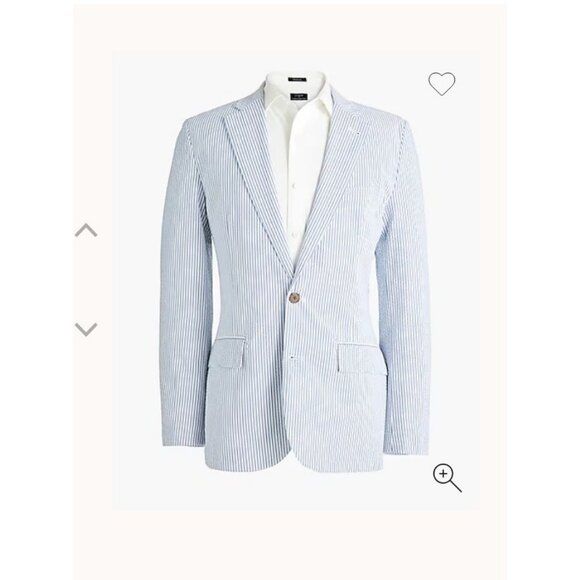 Mens Slim-fit Thompson seersucker suit jacket Size 42R AK883